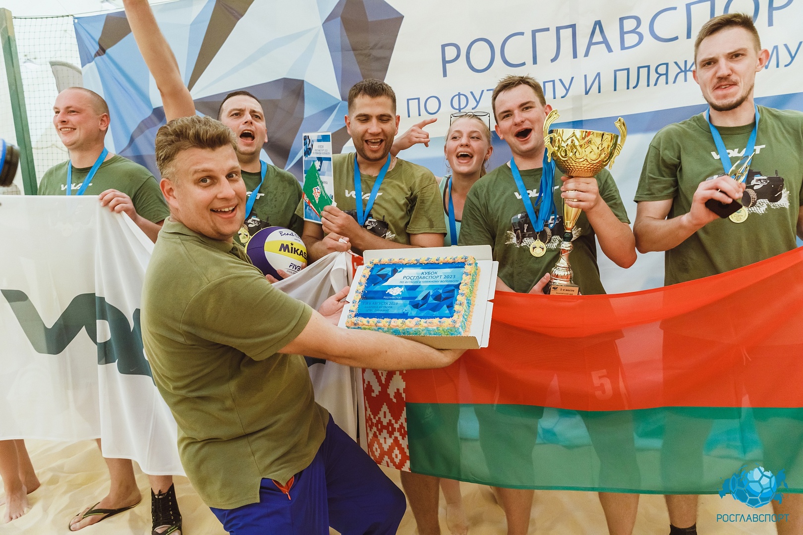 Корпоративный турнир по пляжному волейболу «Кубок Росглавспорт 2023» в Фабрике Футбола